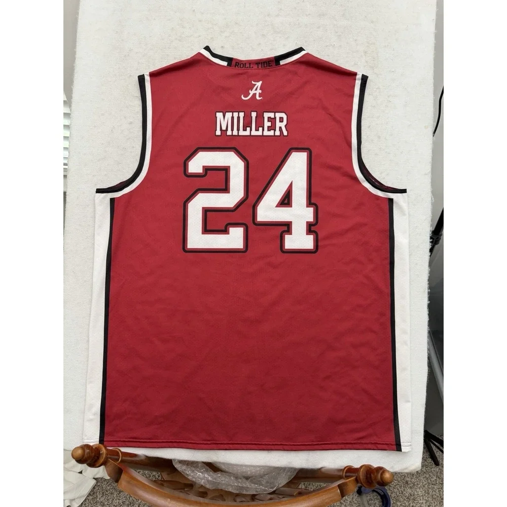 Alabama Crimson Tide Basketball Jersey Brandon‎ Miller #24 Men's 3XL AUTHENTIC